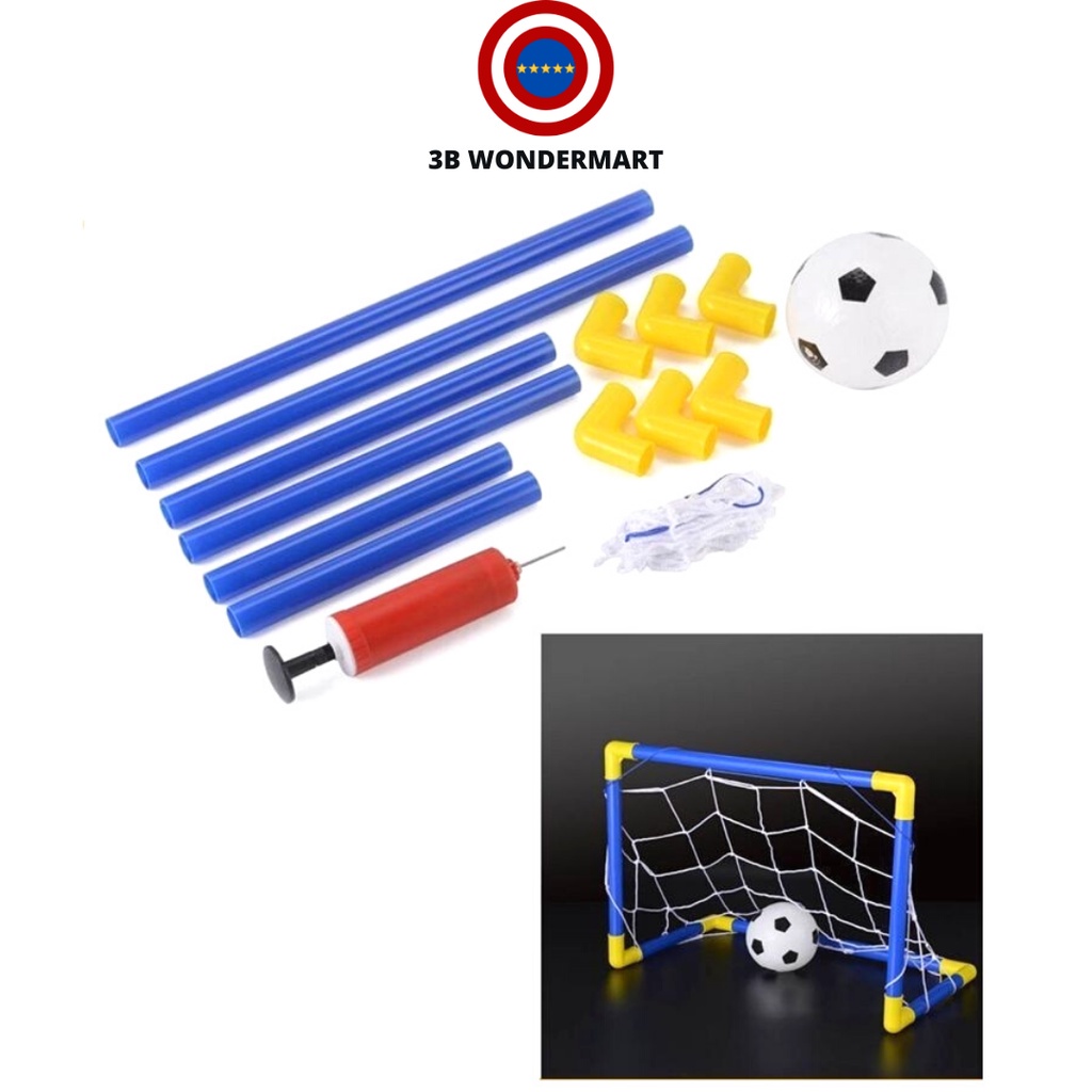Mini Children Football Soccer Goal Post With Net Set | Shopee Malaysia