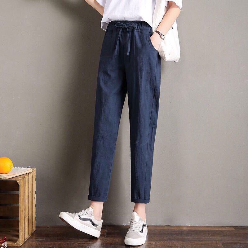 Seluar Wanita Long Pants Women Casual Trousers Female Fashion Straight ...