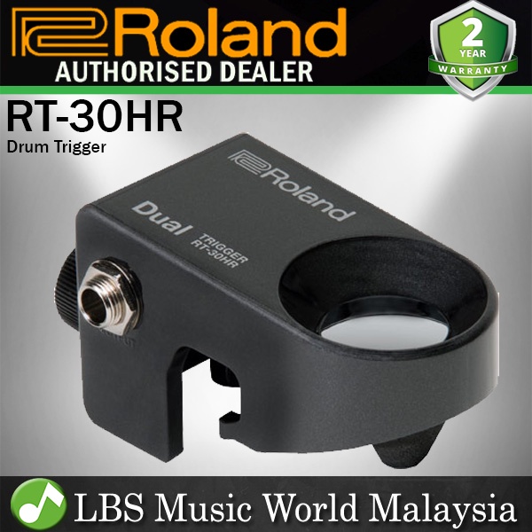 Roland Rt 30hr Dual Zone Acoustic Drum Trigger With Trs Connection