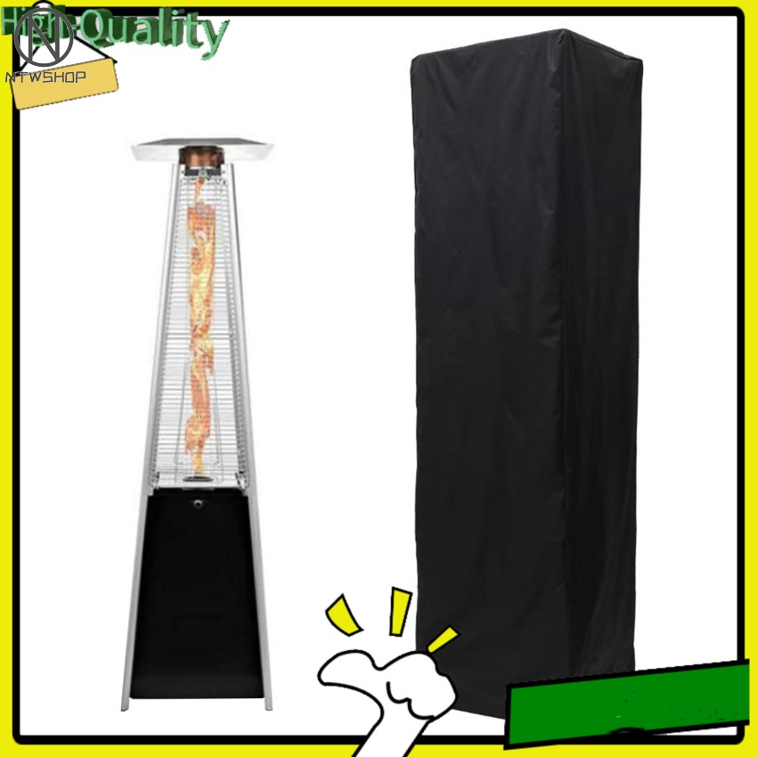 Your's Bath Patio Heater Cover 87 Inch Waterproof Oxford Fabric Heavy