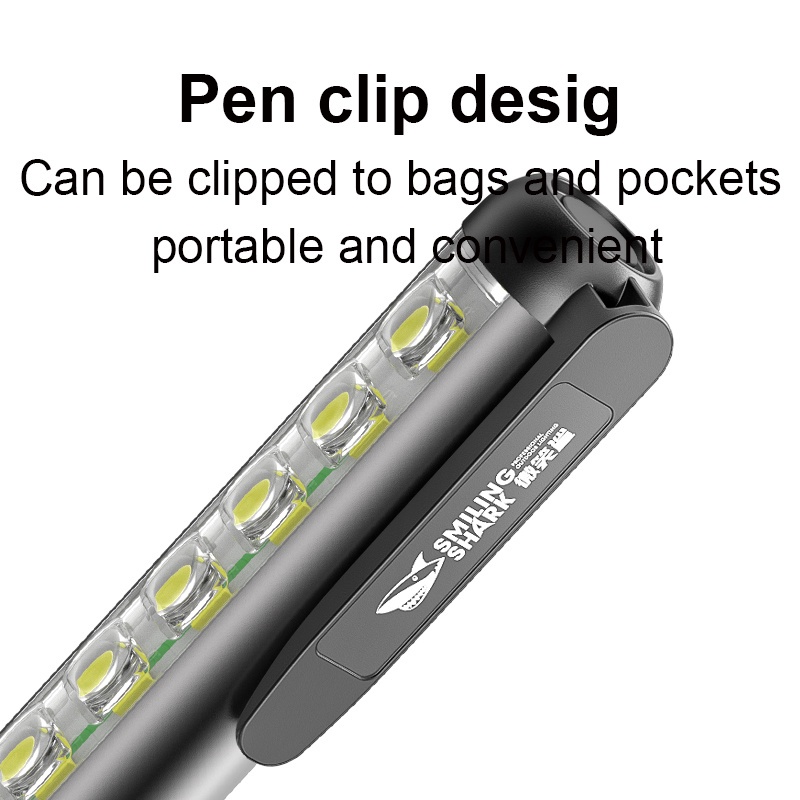 Lampe LED XPE+COB Rechargeable USB – Angle Réglable Pour Réparation Auto