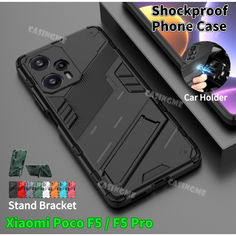Capa for Xiaomi 13T 13 Pro Redmi 13C Case Slide Lens Ring Stand Cover for  Xiaomi 14 12T 11T Pro POCO C65 F5 F4 X5 X4 X3 M5 M4