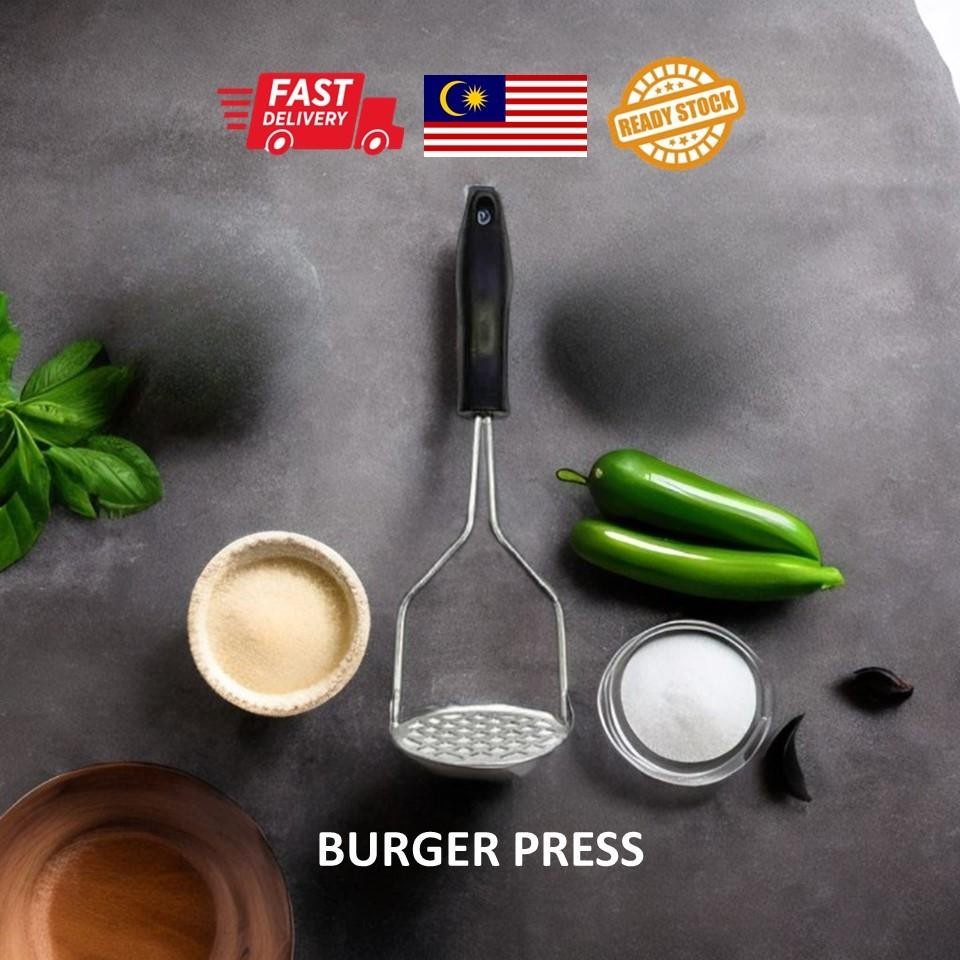 Burger Press Potato Smash Steel Kitchen Utensils Kitchenware Alatan