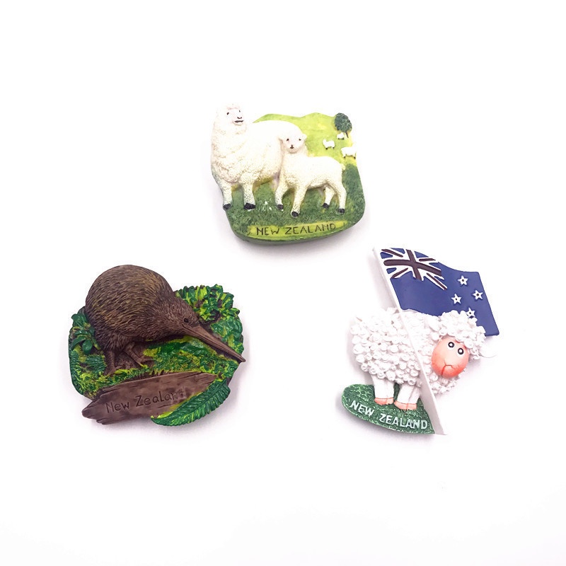 New Zealand Refrigerator Stickers Several Dimensional Bird
