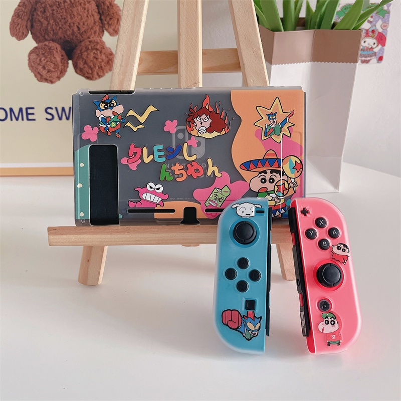 NEW Cover For Nintendo Switch V2 V1 OLED Case Denim Crayon Boy Full ...