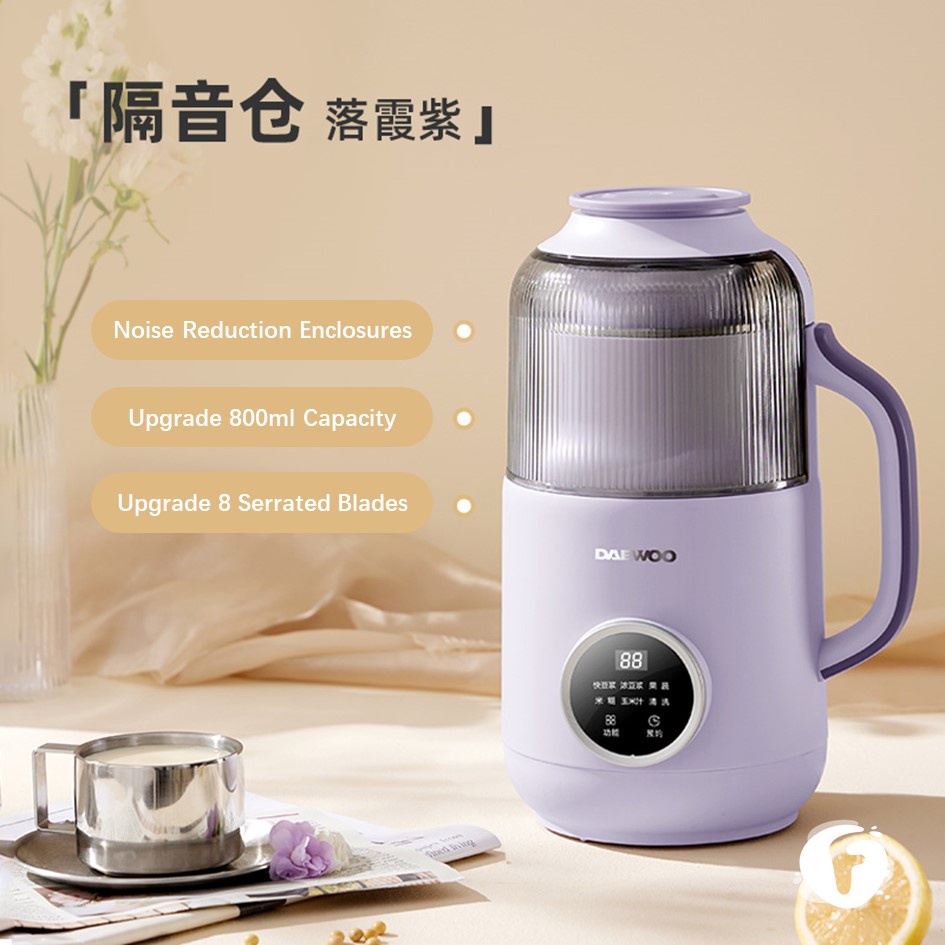 Daewoo Soymilk Machine Soya Milk Maker Food Processor Soymilk Maker