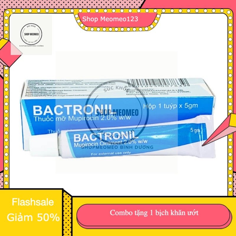 Bactronil Topical Cream 5g Dermatitis, Pustules, Folliculitis