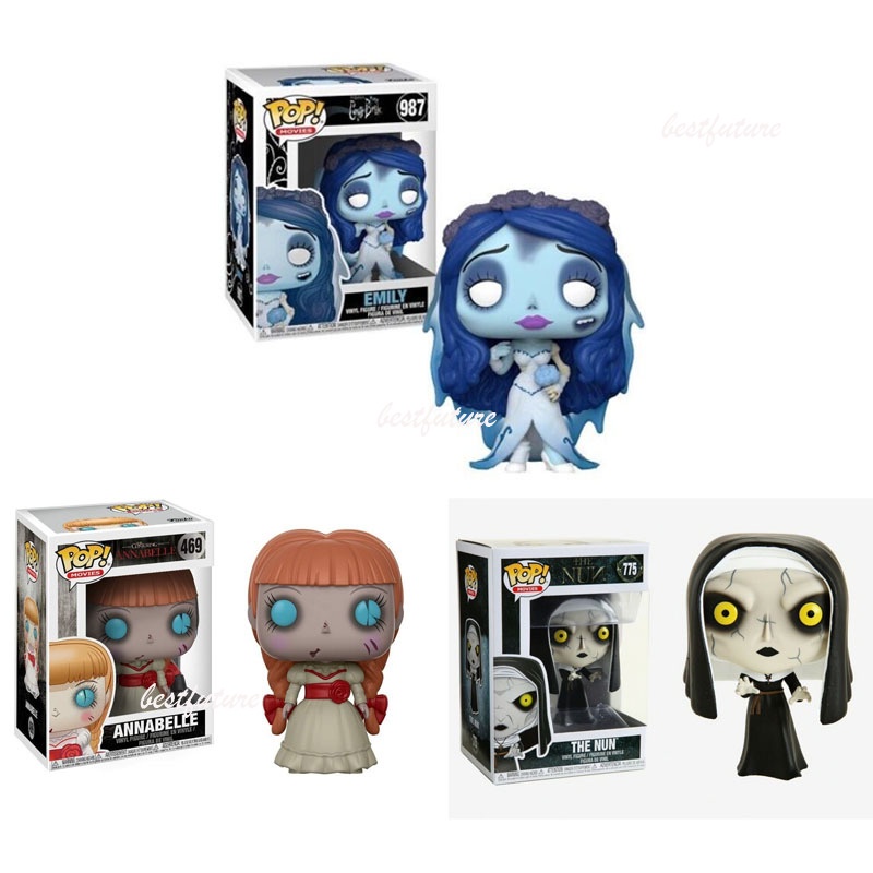 Funko Pop Tim Burton's Corpse Bride 469 Annabelle 987 Emily 775 The Nun ...