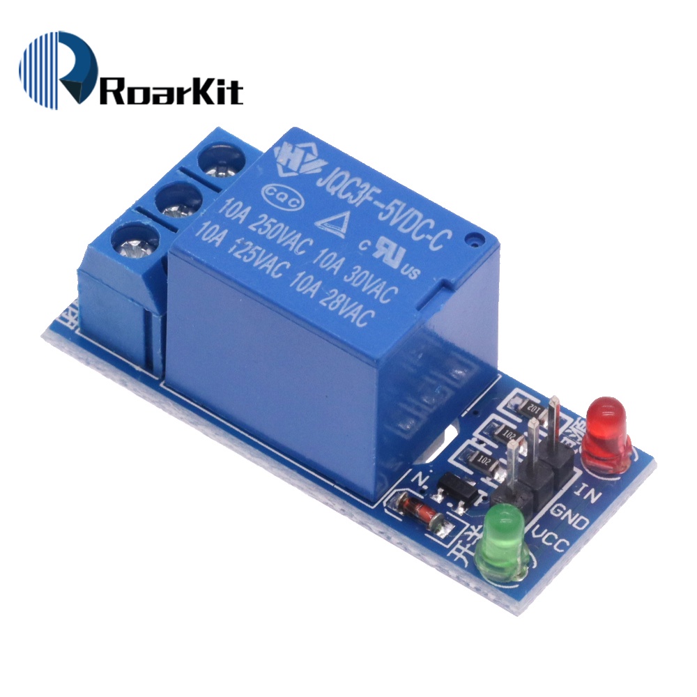 5V Low Level Trigger One Way 1 Channel Relay Module interface Board ...