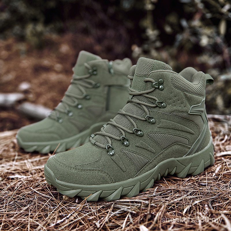 Outdoor Midcut Tactical Military Boots Lightweight Combat Boots Non