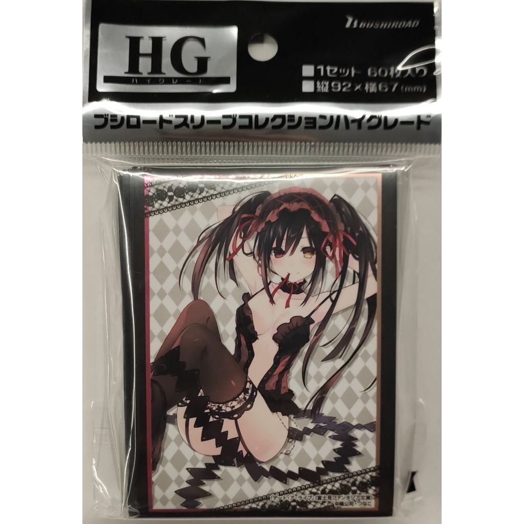 date a live card sleeves Date A Bullet Date a Live Tokisaki Kurumi White Queen Sleeve – Sleever Queen main image 1