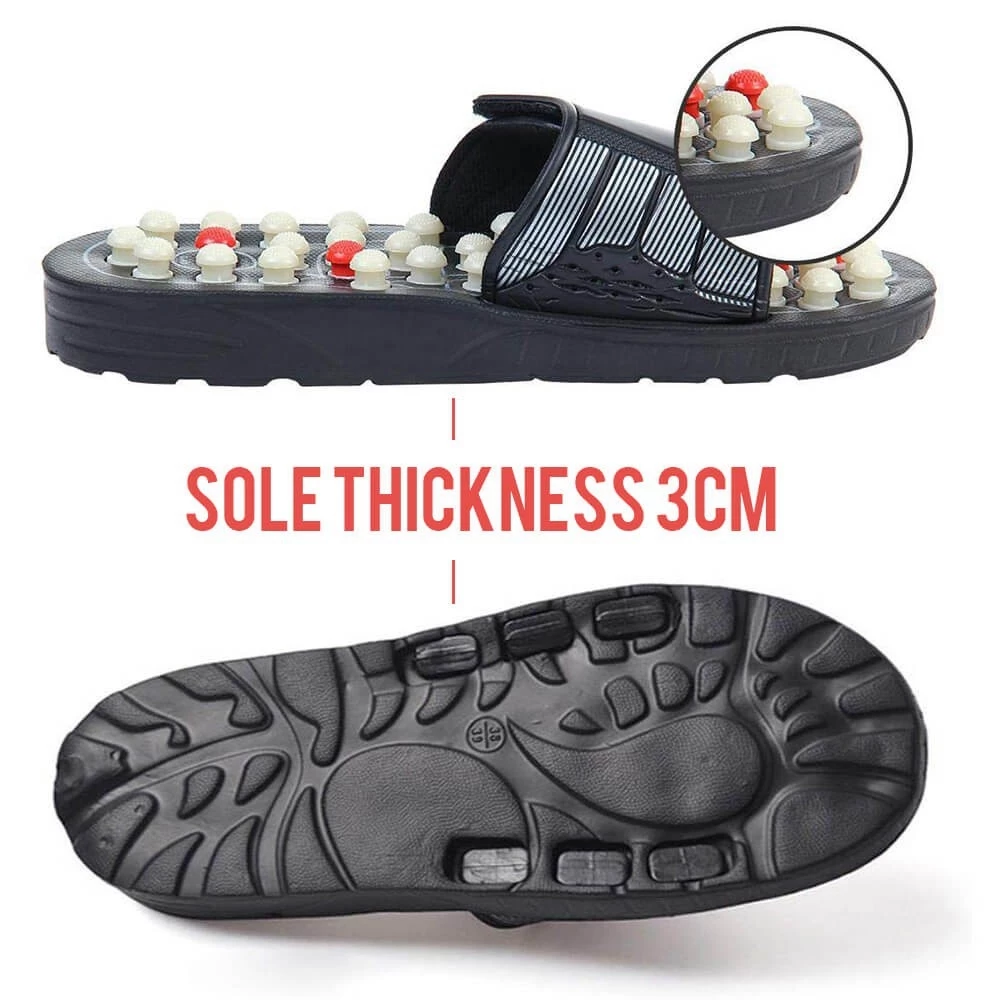 Tapak anti-gelincir kasut reflexology