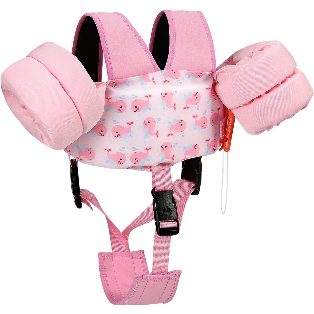 MoKo Toddler Floaties Cartoon Swim Arm Band, Toddler Swim Vest for Kids