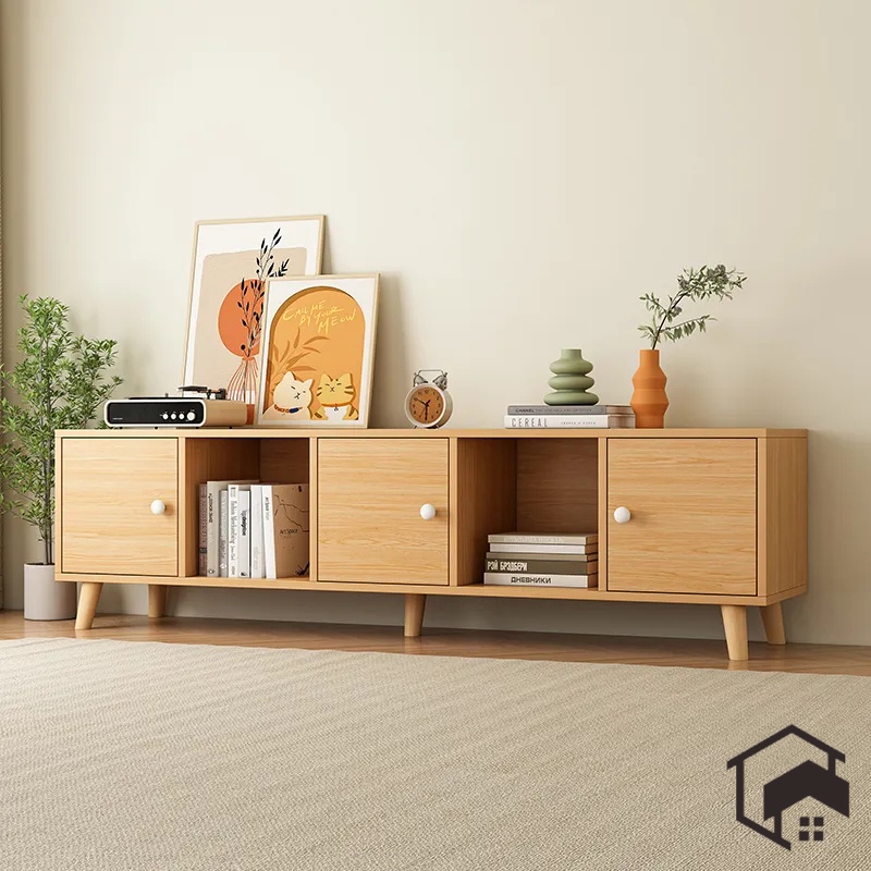 TV Coffee Table Combination Living Room High Locker Side