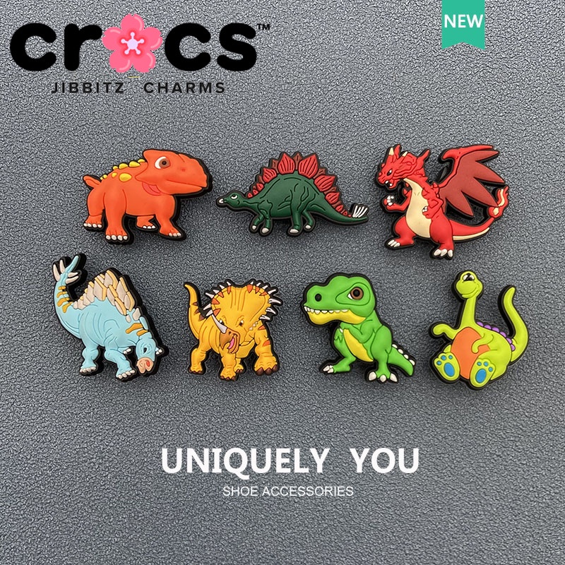 Jibbitz crocs charms Shoe Buckle Hole Shoe Accessories Dinosaur Series