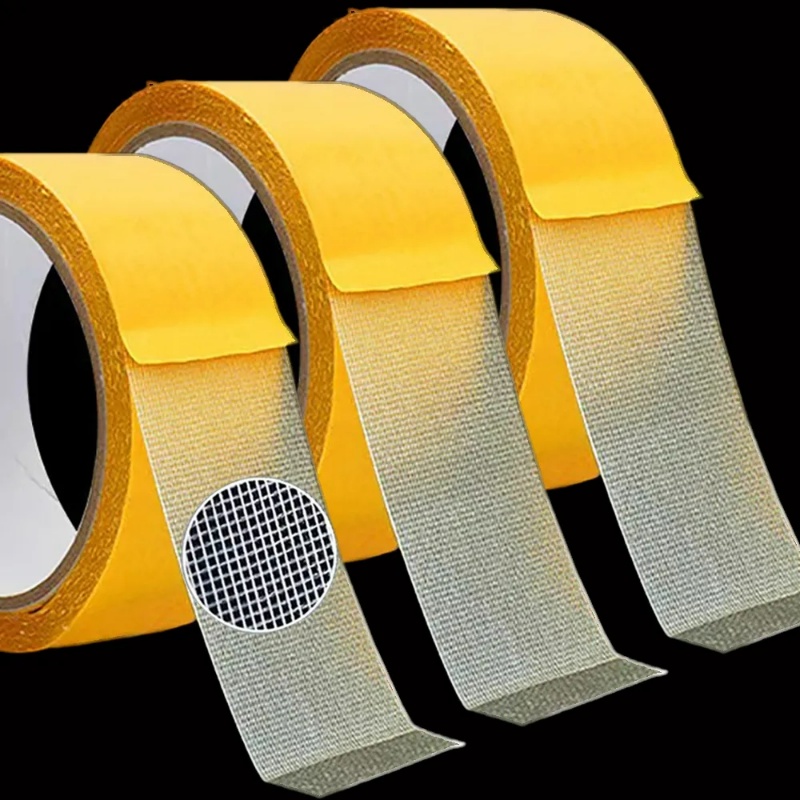 Thickened Cloth Fiber SuperAdhesive DoubleSided Tape / Double Sided Cloth Base Tape