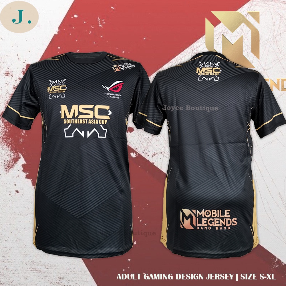 Mlbb PubGM Free Fire AOV CODM full print gaming Jersey costume