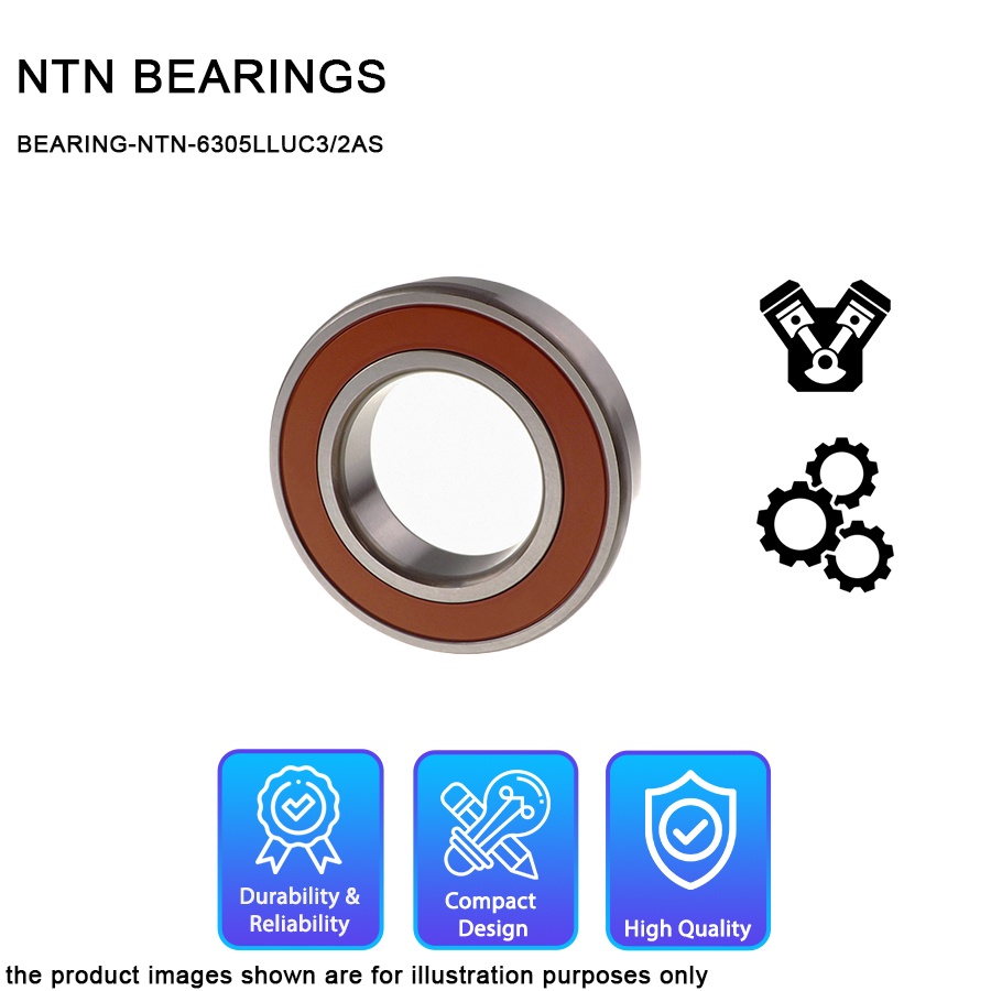 PRECISION BALL &amp; ROLLER BEARING 6305ZZ E DOUBLE METAL SHIELD 25 X 62 X