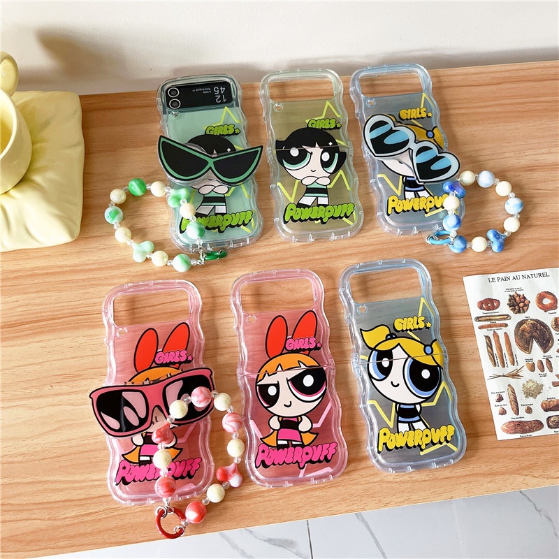 Power Puff Girl Phone Case for Samsung Galaxy Z Flip 5 Z Flip 4 Z Flip ...