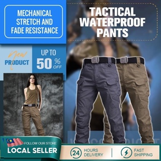 Tactical Pants Women Trousers Waterproof Wear Resistant Many Pockets Casual  Cargo Pants