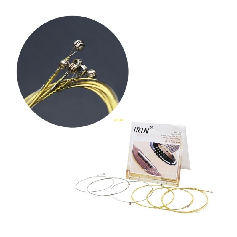 youn Pack of 6pcs Acoustic Guitar Practice Part Professional 6 Strings ...