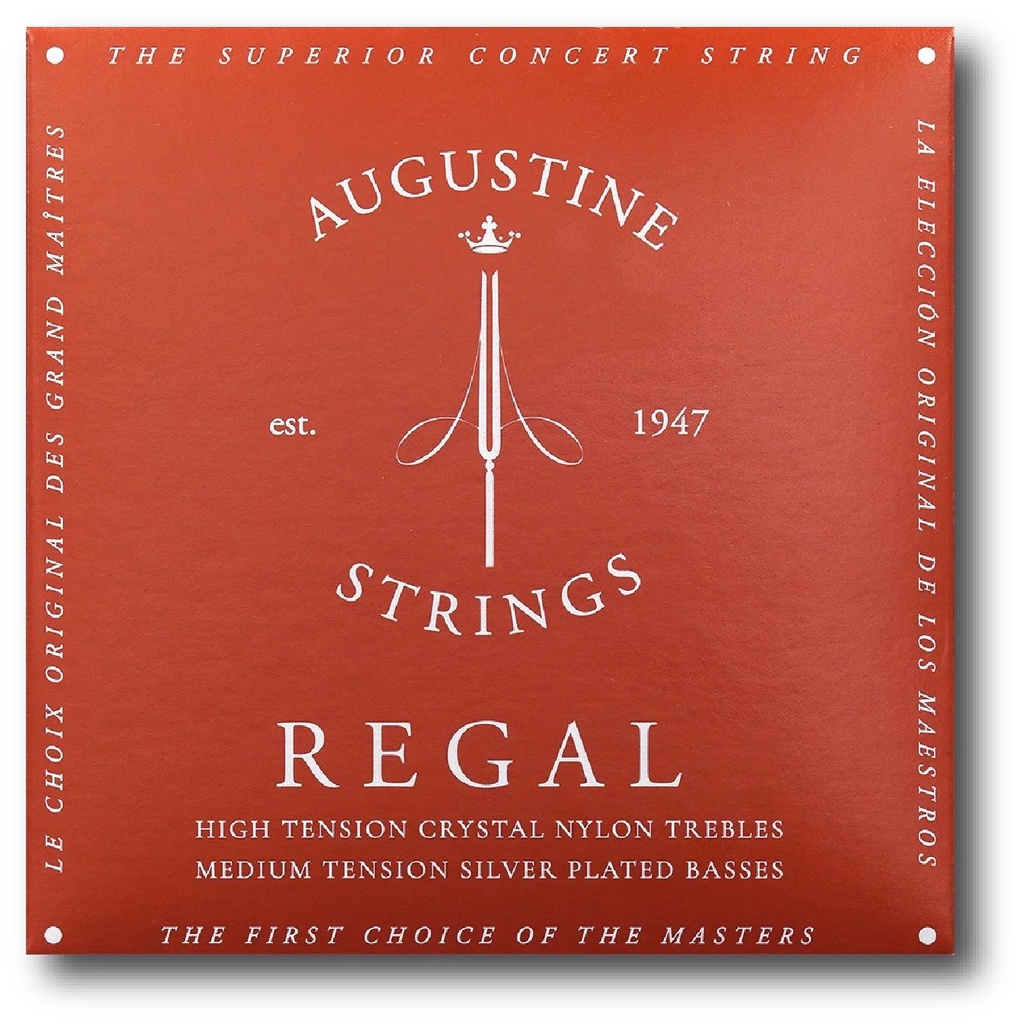 TALI GITAR KLASIK AUGUSTINE KETEGANGAN SEDERHANA (AUGUSTINE REGAL RED ...
