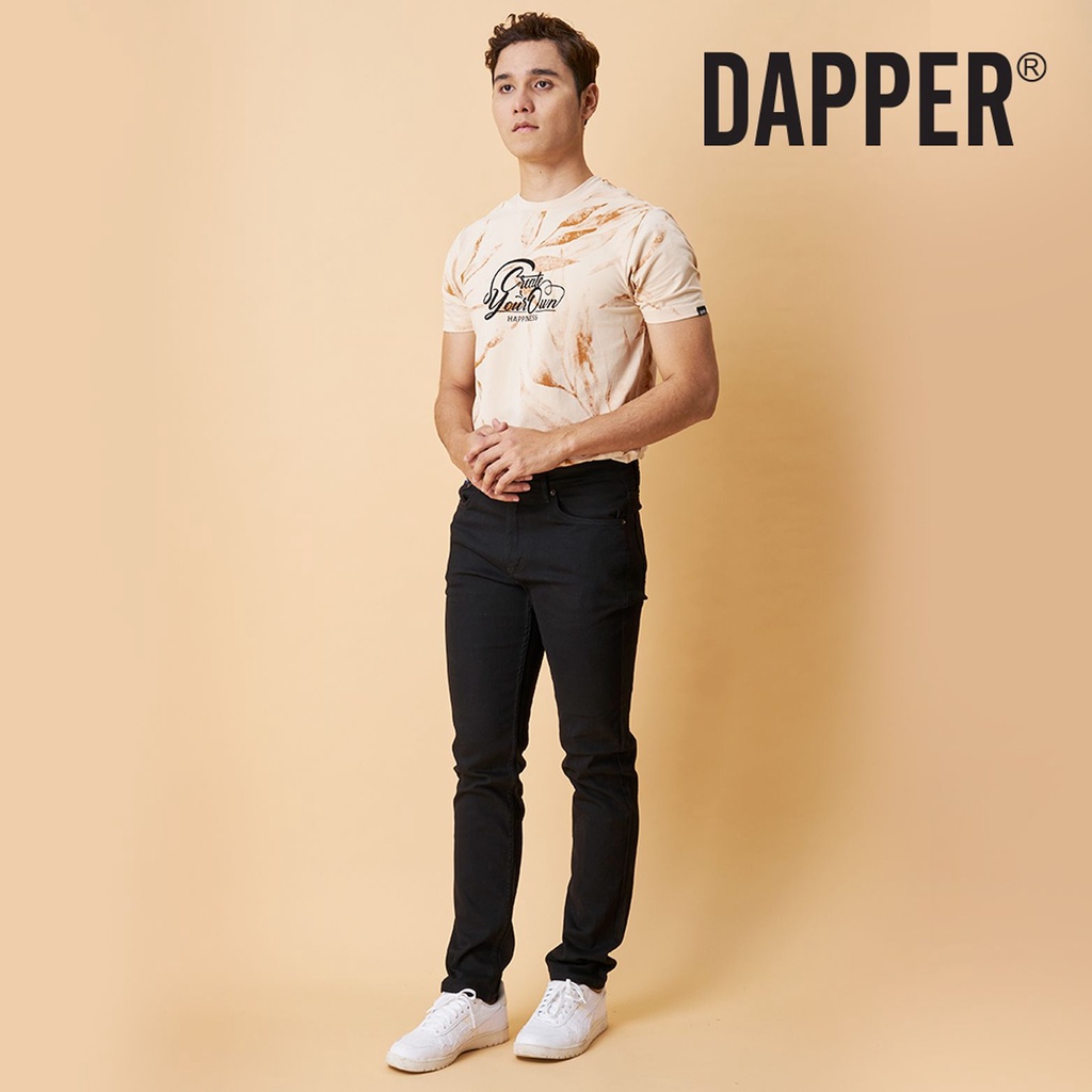 Dapper Slim Fit Long JeansJ35229Bs Black Shopee Malaysia