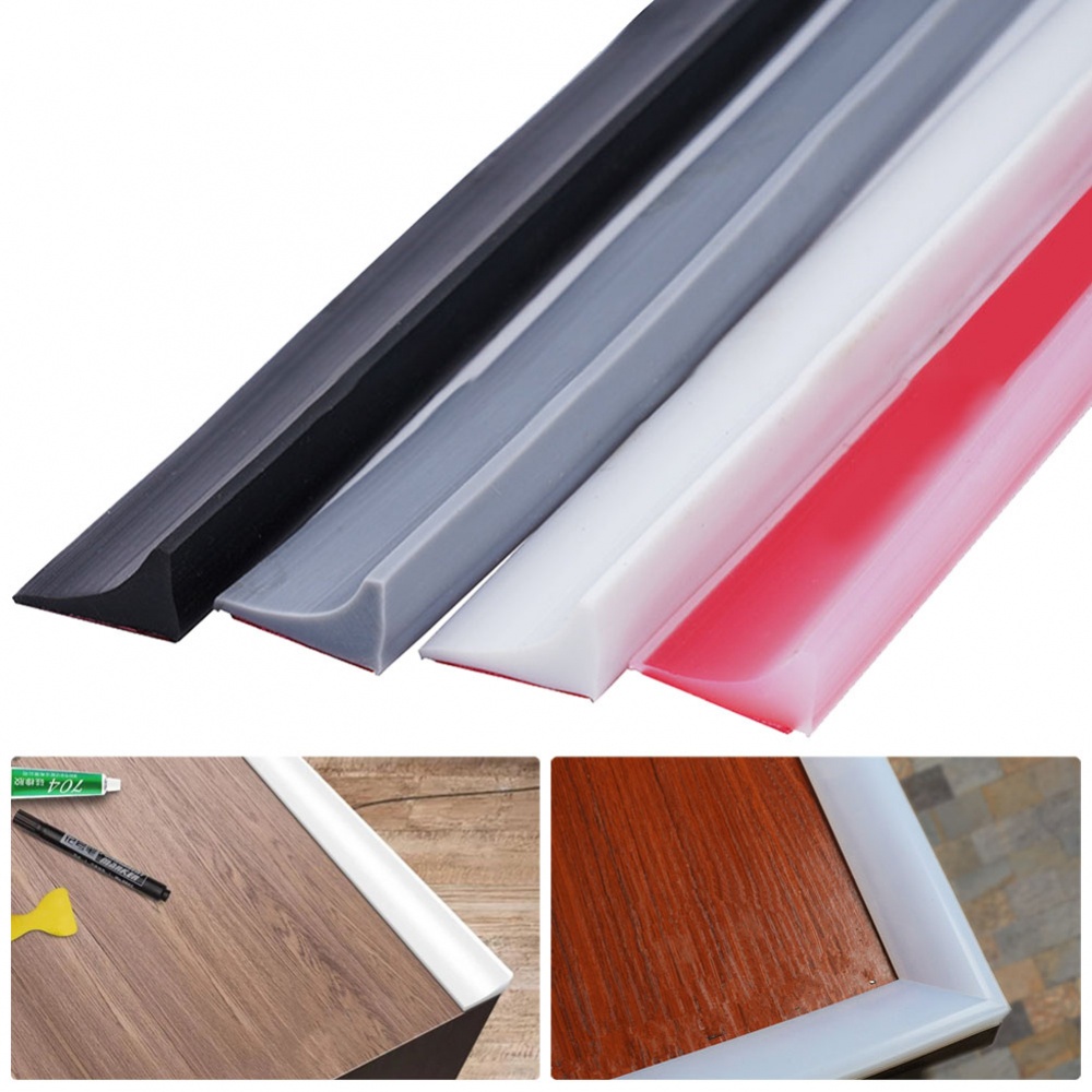 Water Stopper Shower Barrier Silicone Bathroom Kitchen Floor Retaining