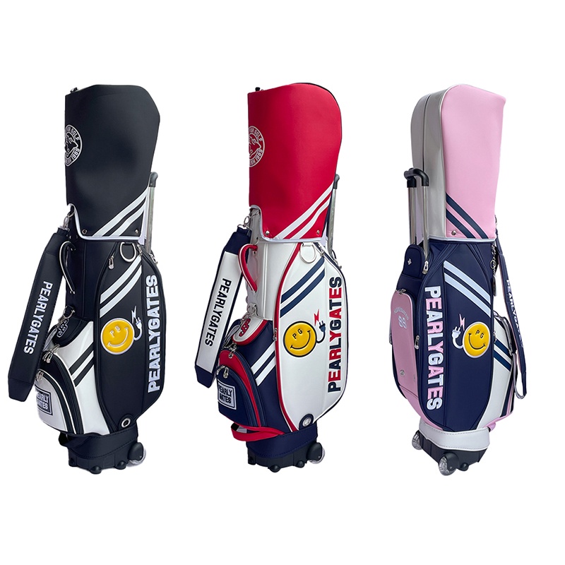 PG Travel Golf Bag with Wheels Retractable Trolley Golf Club Bags for