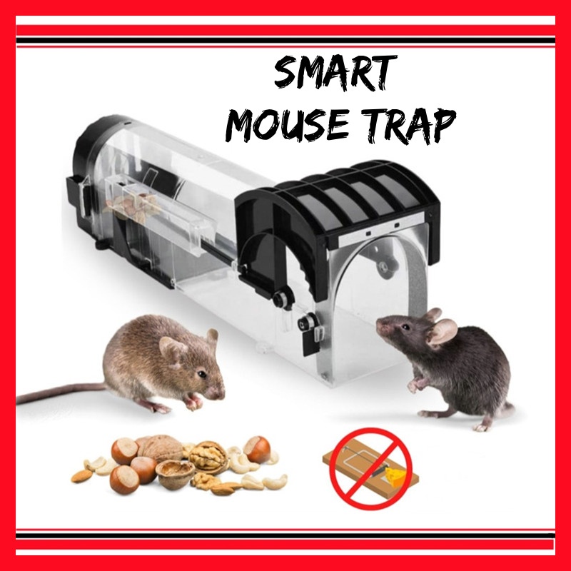 Smart Transparent Mouse Trap Rat Rodents Cage Rat Trap Box Automatic ...