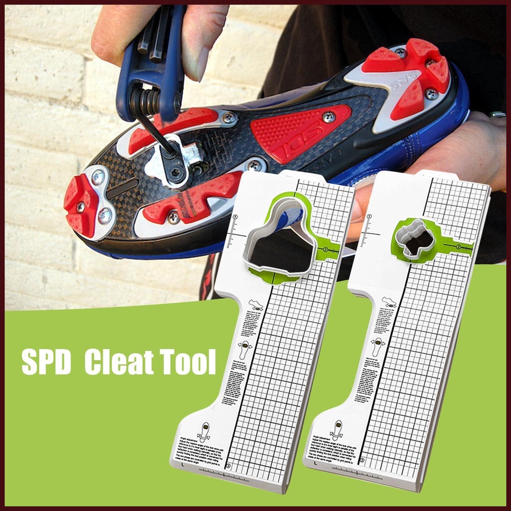Bike Cleat Adjuster Adjustment Tool for Bicycle Pedal Cleats Ergonomic Replacement Cleat