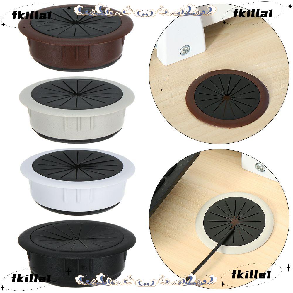 FKILLA Practical Computer Grommet Office Line Box Wire Hole Cover ...