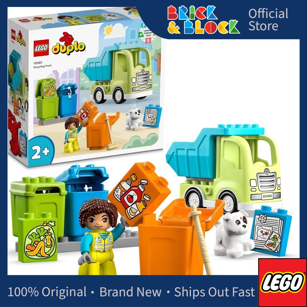 Lego duplo recycling truck sale