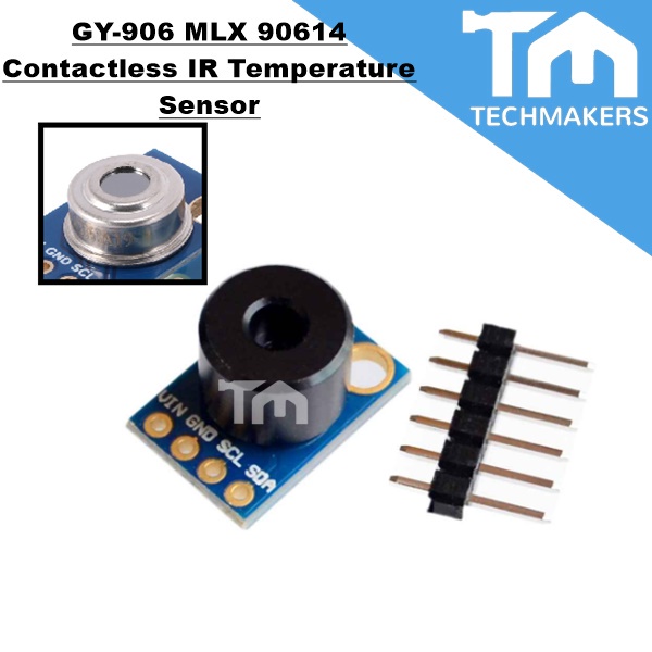 GY-906 MLX90614ES5F-DCC New MLX90614 MLX 90614 Contactless IR ...