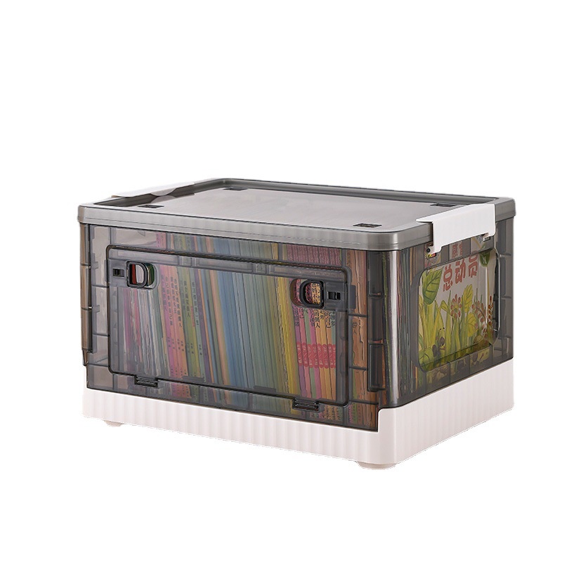 Moving Oversized Storage Box Can Open Side Door Clothes Tidy-up Toy ...