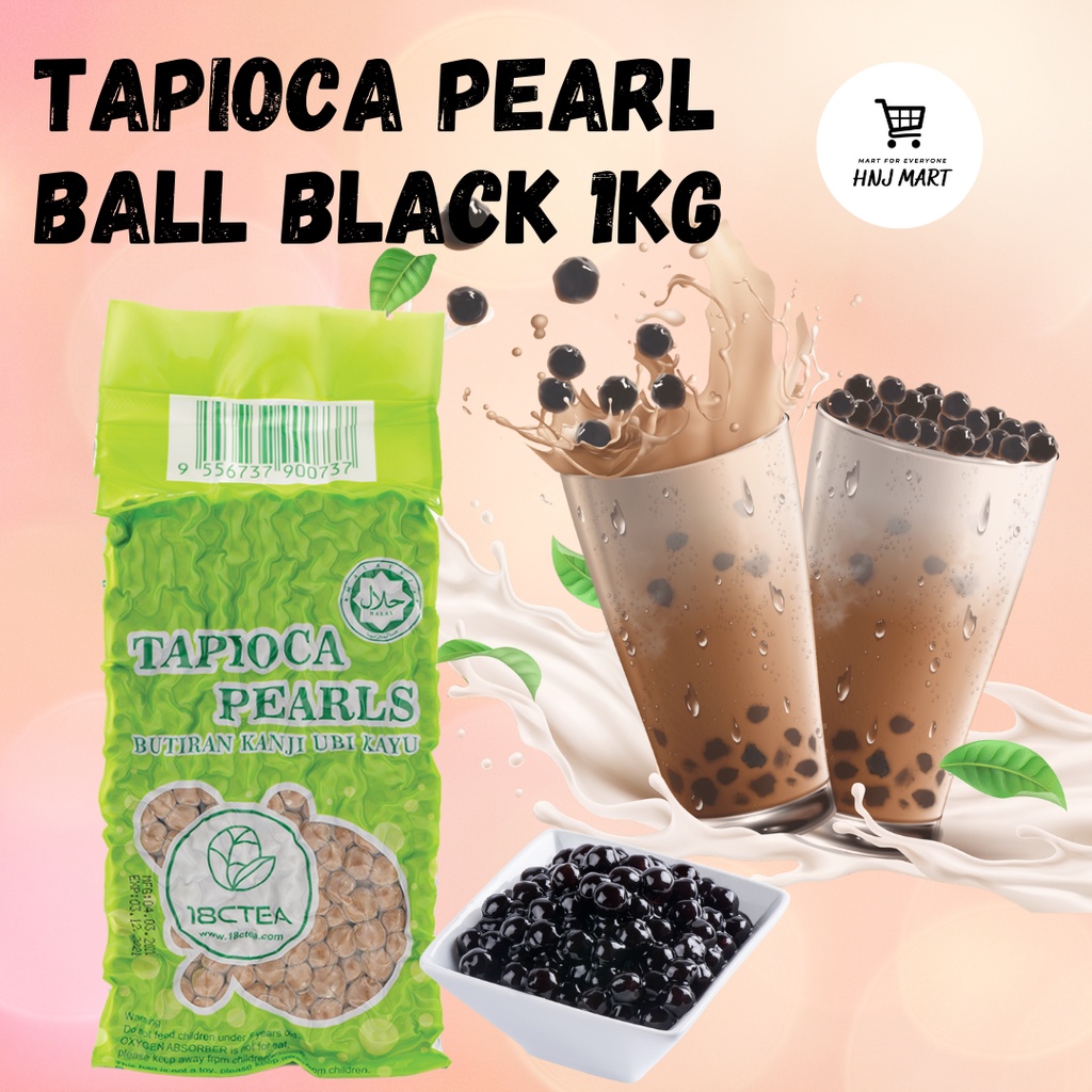 HALAL Black Tapioca Pearl Ball Bubble Tea Boba Ball BROWN SUGAR SYRUP ...