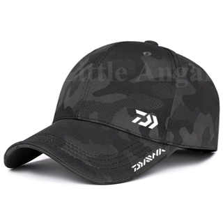 Daiwa Men Sports Fishing Hat Lightweight Breathable Outdoor Quick Dry  Running Golf Baseball Sun Protection Caps Tennis Hats
