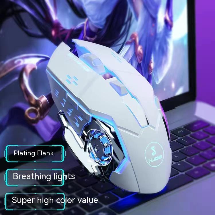 Wireless Gaming Mouse Rechargeable Laptop Desktop Office Business ...