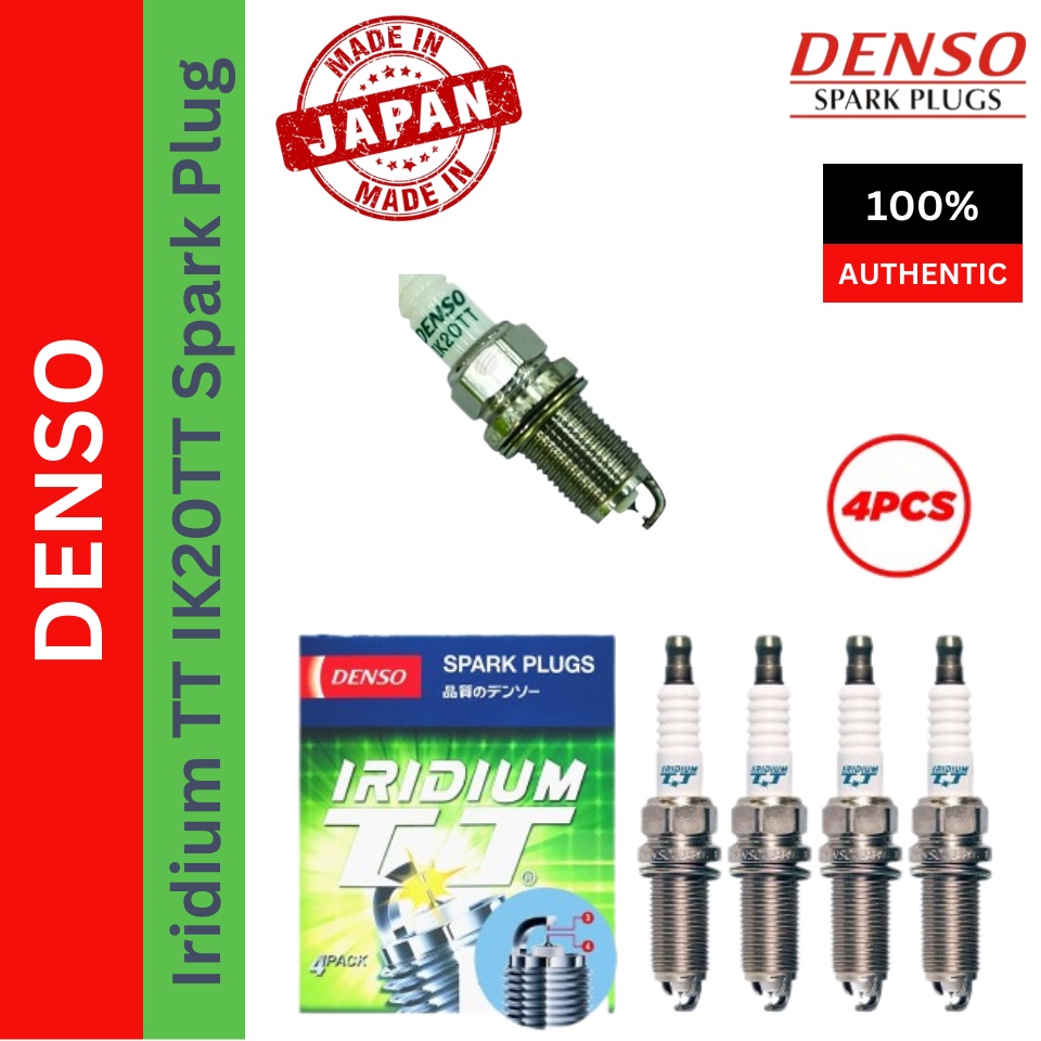 IK20TT(4PCS) Denso Iridium Spark Plug Proton Inspira X70 Toyota