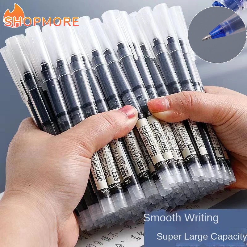 [Wholesale Price] High Capacity Gel Pen 0.5mm Black Blue Red Big ...