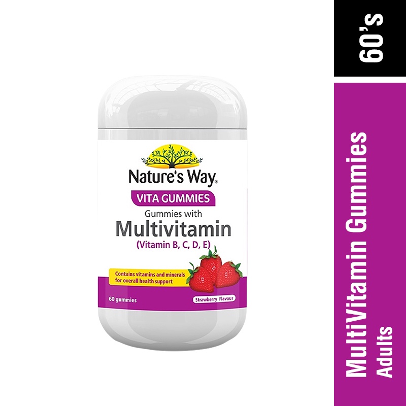 Nature's Way Adults Gummies With Multivitamin 60's HTM Pharmacy