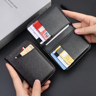 New Rfid Anti-magnetic Card Holders Smart Wallets Men PU Leather Purse  Vintage Short Women Purses Mini Money Bag Dropshipping