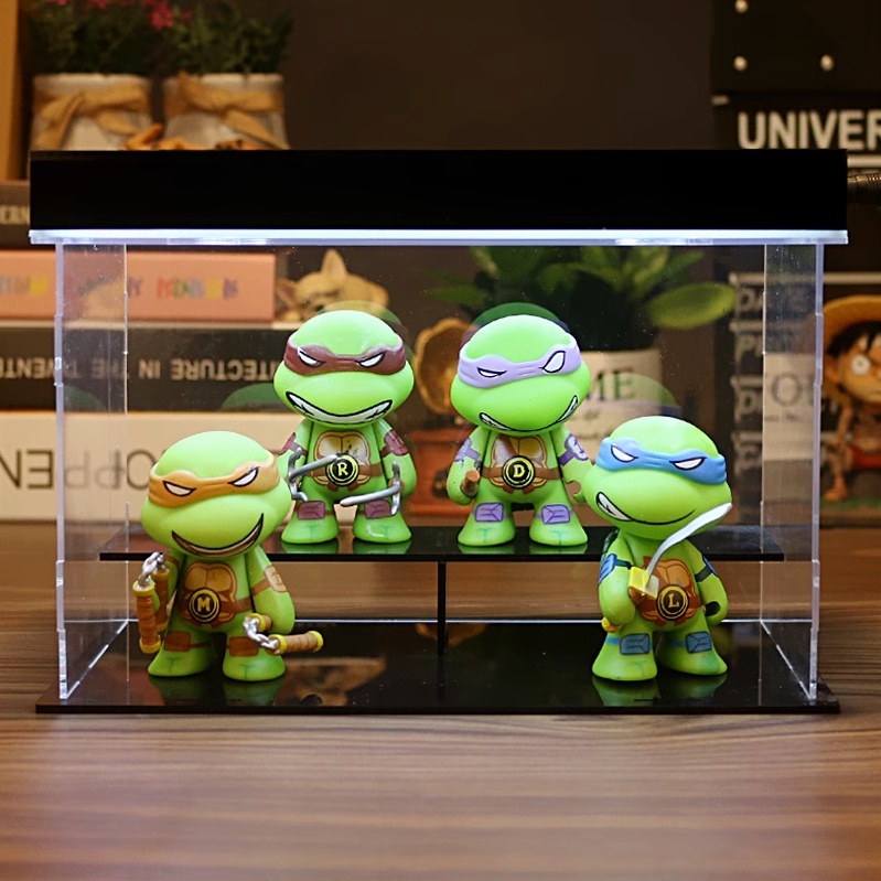 Teenage Mutant Ninja Turtles TMNT Set of 4 Mini Joint Movable PVC ...