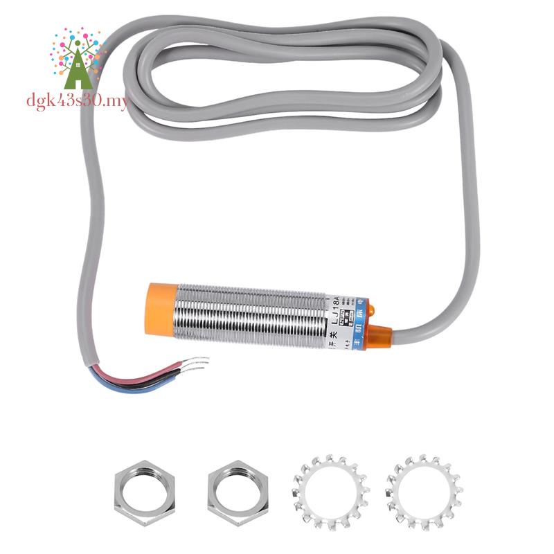 thumbnail interactive-video image 1 of EPANO M18 Proximity Sensor - NPN NC 8mm Detection Range 6-36VDC | Inductive Approach Switch For Industrial Automation (2-Pack) 1 of 11