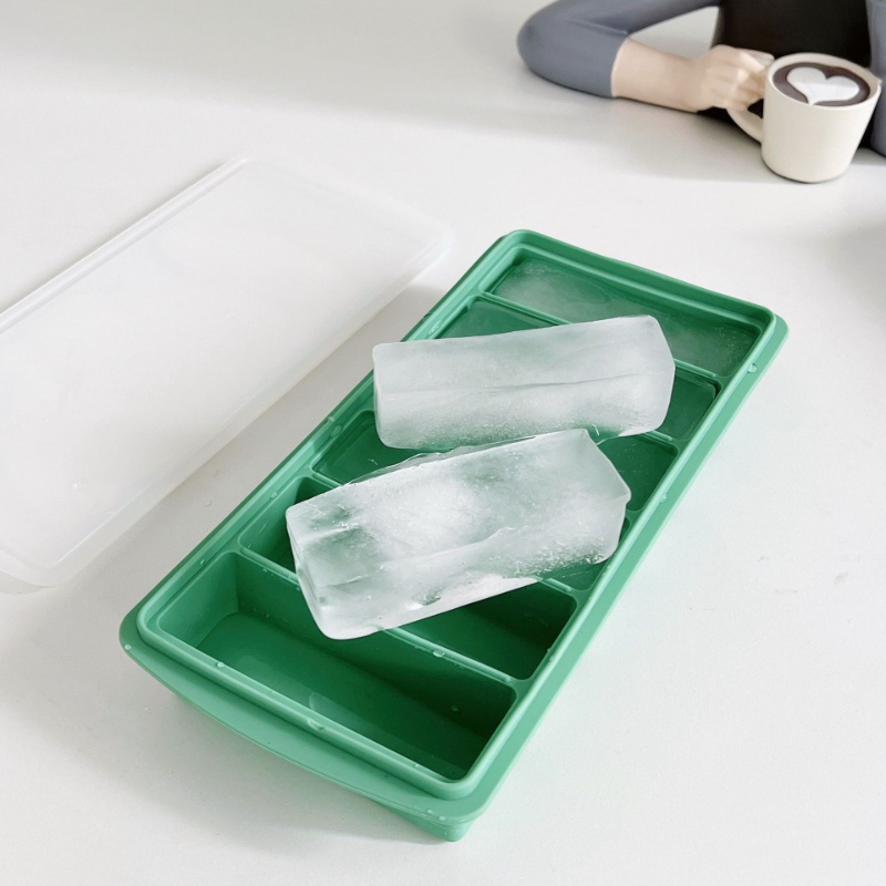 Food Grade Silicone Ice Cube Ice Mold Drinking Module Rectangular Six ...