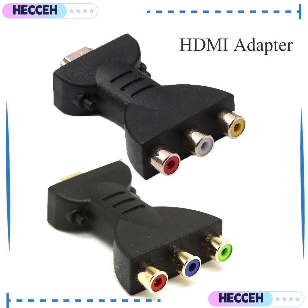 HECCEH HDTV HDMI To 3 RGB/RCA Gold-plated Component Converter Audio ...