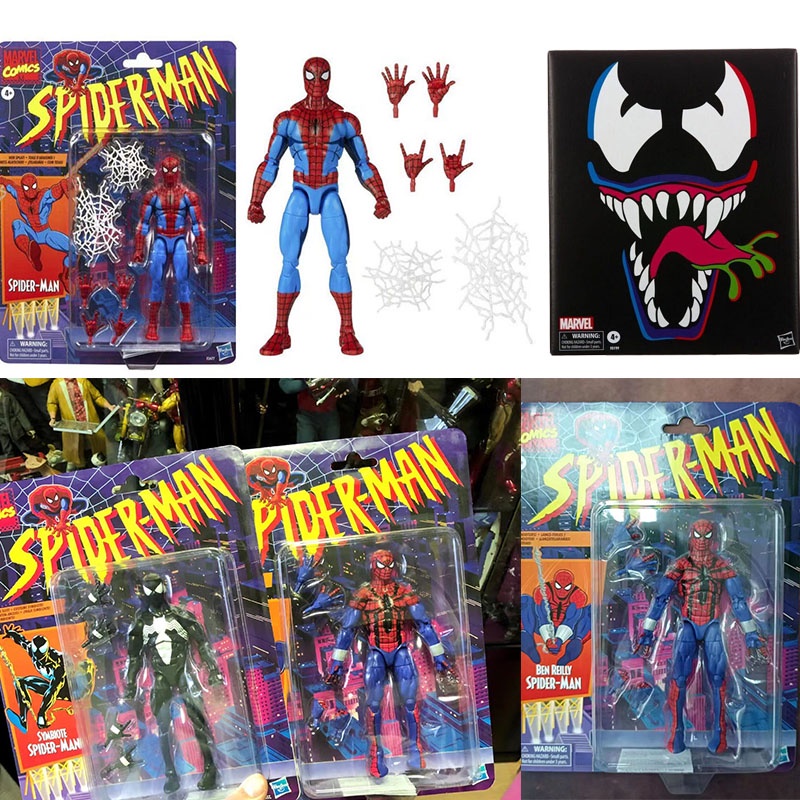 Hasbro Marvel Legends Venom Avengers Symbiote/ben Reilly SpiderMan ...