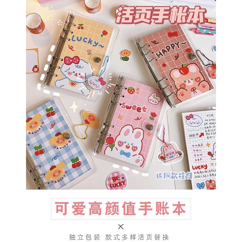 Ready Stock Buku nota Handbook Loose-Leaf Notebook Sticker Diary ...