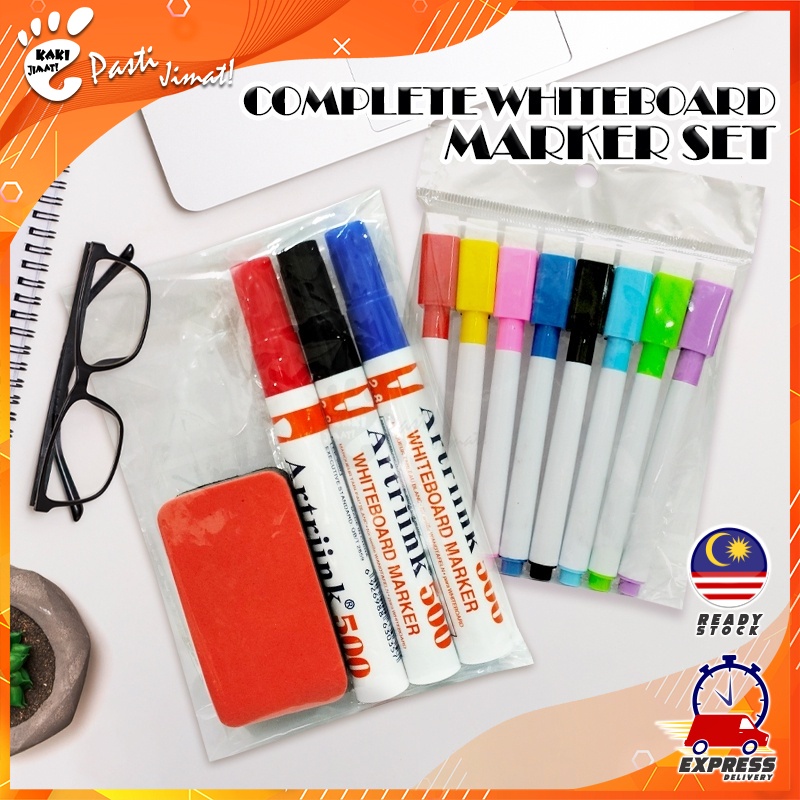 Kaki Jimat Artriink Marker Set Stationery Mini Colour White