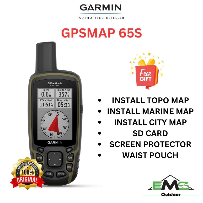 GARMIN GPSMAP 65s Handheld GPS Tracking Shopee Malaysia